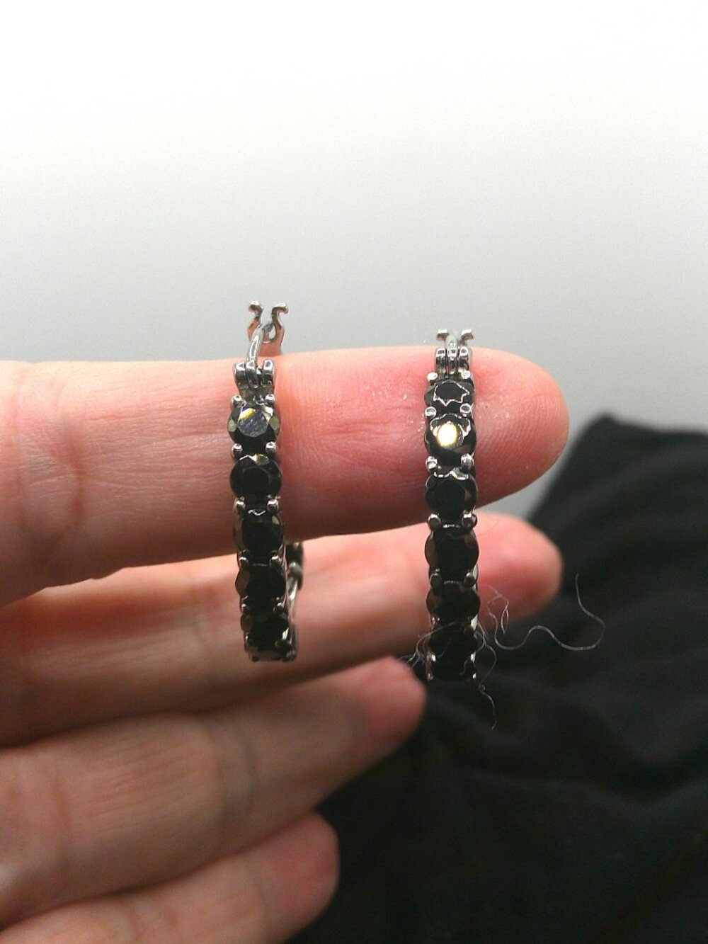 Elite Shungite Hoop Earrings